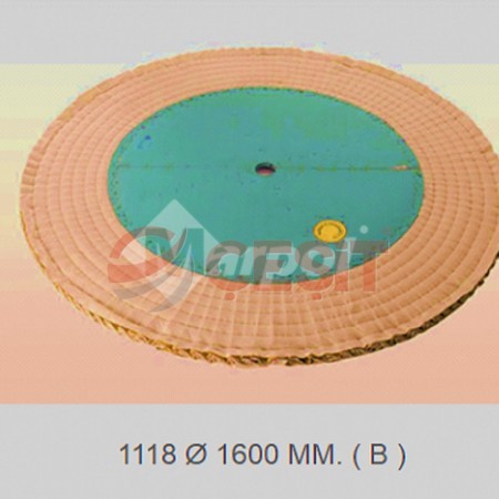 Meter Pleated Sisal Buffs Meter Pleated Sisal Buffs